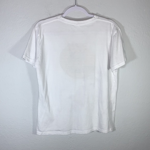 DREW Justin Bieber Same Style Smiley Face Graphic Short Sleeve Shirt Sz Medium - Picture 8 of 9